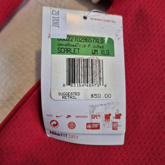 Nike Red Track Pants - Picture 7 of 12